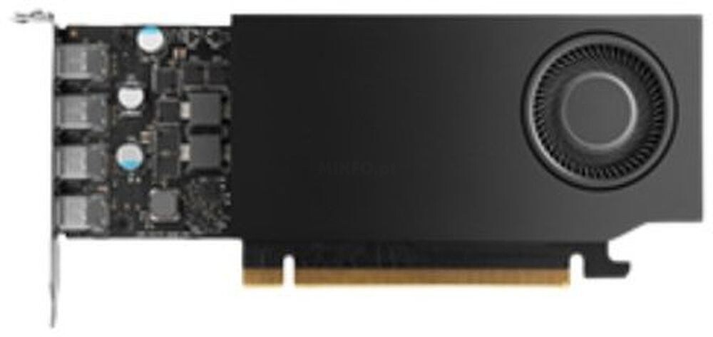 NVIDIA RTX A400 - Cartão gráfico - RTX A400 - 4 GB GDDR6 - PCIe 4.0 x8 baixo perfil - 4 x Mini DisplayPort 900-5G172-2560-000