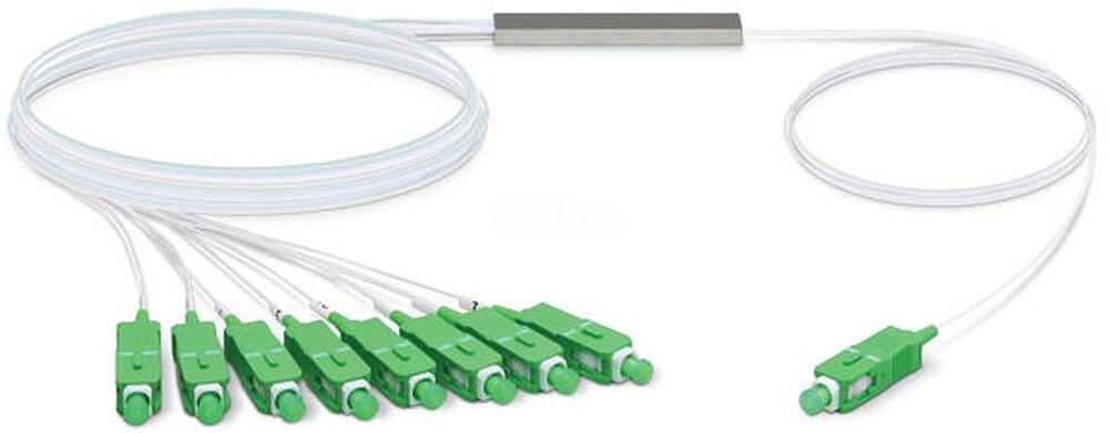 Splitador de Fibra Ubiquiti UF-SPLITTER-8 Ufiber 1: 8 SC/APC