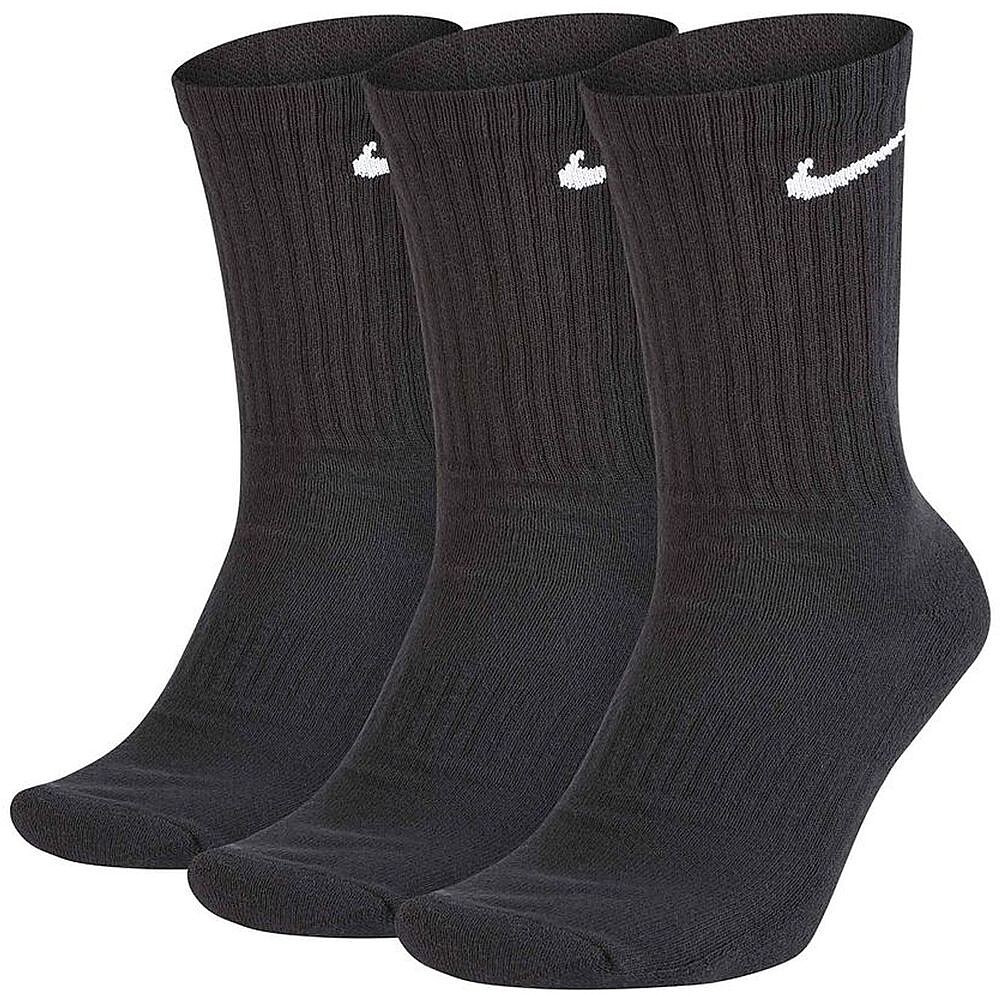 Pack 3 Meias Media Caña Nike Everyday Acolchoadas