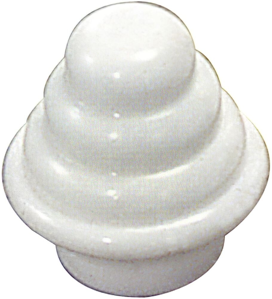 TERMINAL externo tubo de 12 mm. Branco