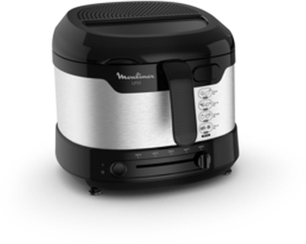 Fritadeira Moulinex Minifrito Inox - AF215D10 : Cap. Óleo: 1,8LTS - Cap. Alimentos: 1KG