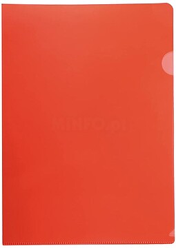 ALT-SME83320120 : Bolsa Plastico em L A4 (90microns) Translucido Vermelho Pack 100un