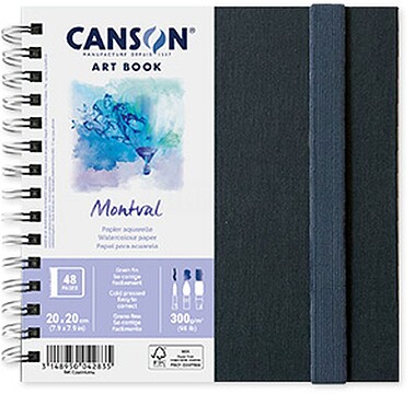 Caderno Canson Artbook Montval 20x20cm 300gr 48 Folhas Caderno Canson Artbook Montval 20x20cm 300gr 48 Folhas