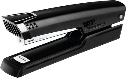 Maped Full Strip A-3544 Grapadora Metálica de Secretária - Até 25 Folhas - Admite Agrafas 24/6 e 26/6 - Profundidade de 84mm - Agrafado Fechado e Pregado - Cor Preto 354411