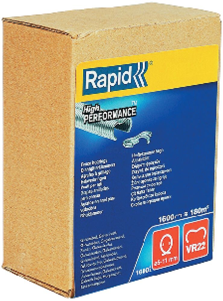 Caixa Grapa o Anéis para Cercas VR22 1,6M Galvanizada 40108810 Rapid G-19837