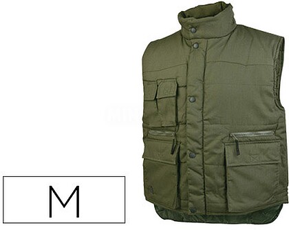 SIERRVE-TM : COLETE DETALPLUS MULTIBOLSOS CINTURA ELASTICA COR VERDE TAMANHO M