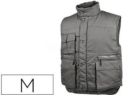 SIERRGR-TM : COLETE DETALPLUS MULTIBOLSOS CINTURA ELASTICA COR CINZA TAMANHO M