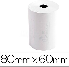 43804E : Rolo calculadora exacompta termico 80 mm x 60 mm 48...