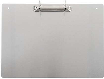 181114 : Soporte metalico magnetico djois aluminio 2 anillas 30 mm din a4 horizontal