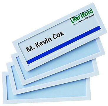 194862 : MOLDURA PARA IDENTIFICA?O TARIFOLD ADESIVA 120X45 MM BRANCA PACK DE 4 UNIDADES Preco Uni. venda multiplos 1