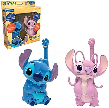 Walkie-talkies lexibook 3d disney stitch & angel 2 canais 500 m TW18D1