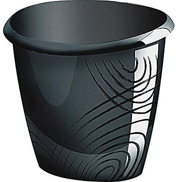 1062000011 : CESTO PLASTICO CEP COR PRETO CAPACIDADEE 15 LITROS