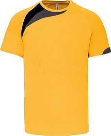 PA436 T-shirt de desporto manga curta tam: L cor: Sporty yel...