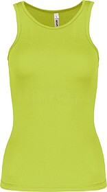 PA442C Top de desporto tam: XL cor: Lime : PROACT® 100% pol...