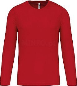PA443C T-shirt de desporto de manga comprida tam: L cor: Red...
