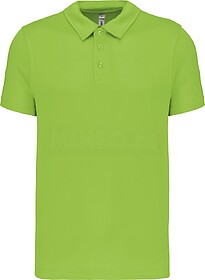 PA482C Polo de homem de desporto tam: XXL cor: Lime : PROACT...