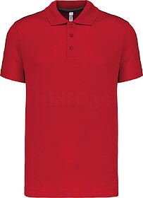 PA480 Polo de manga curta tam: XS cor: Sporty Red : PROACT®...