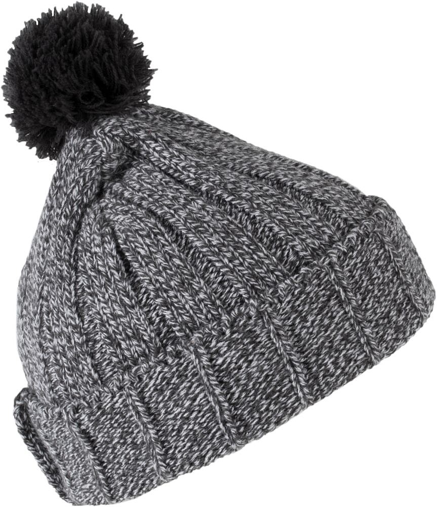 Gorro com pompom e dobra KP519