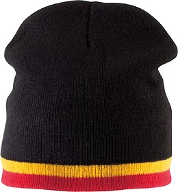 KP515 Gorro com faixa em contraste tam: One Size cor: Black/...