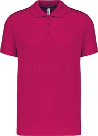 PA480 Polo de manga curta tam: S cor: Fuchsia : PROACT® 100...