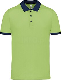 PA489 Polo piqué Performance de homem tam: L cor: Lime/ Spo...