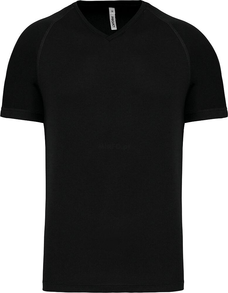 T-shirt de desporto de homem com decote V de manga curta PA476