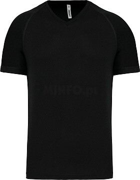 T-shirt de desporto de homem com decote V de manga curta PA476