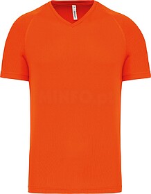 PA476CC T-shirt de desporto de homem com decote V de manga c...