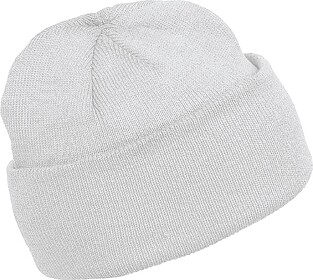 KP031 Gorro de malha tam: One Size cor: White : K-up
