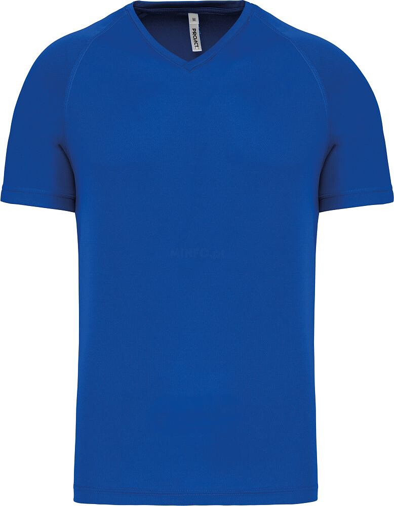 T-shirt de desporto de homem com decote V de manga curta PA476