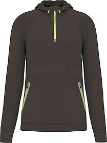 PA360 Sweatshirt de desporto 1/2 fecho com capuz unissexo ta...