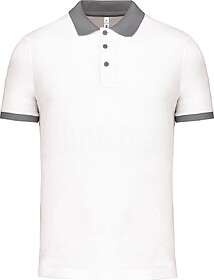 PA489 Polo piqué Performance de homem tam: 3XL cor: White/ ...