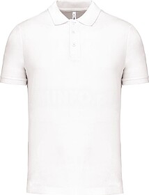 PA489 Polo piqué Performance de homem tam: M cor: White : P...
