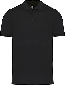 PA489 Polo piqué Performance de homem tam: XXL cor: Black :...