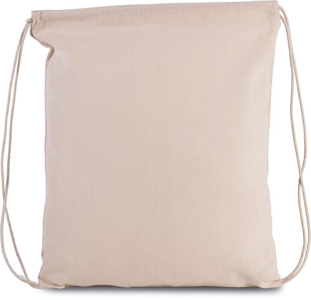 Mochila pequena em algodão biológico com cordões KI0147