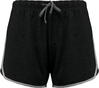 PA1021 Calção de desporto de senhora tam: XL cor: Black/ G...