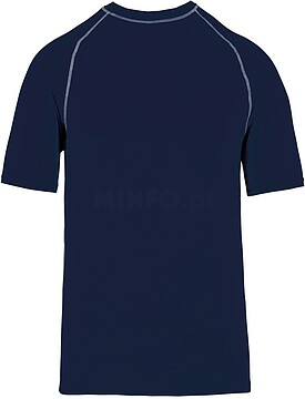 T-shirt técnica de manga curta com protecção anti-UV para adulto PA4007