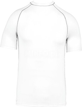 T-shirt técnica de manga curta com protecção anti-UV para adulto PA4007
