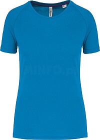 PA4013 T-shirt de desporto de senhora de material reciclado ...