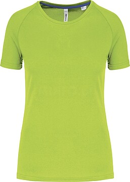 T-shirt de desporto de senhora de material reciclado com decote redondo PA4013
