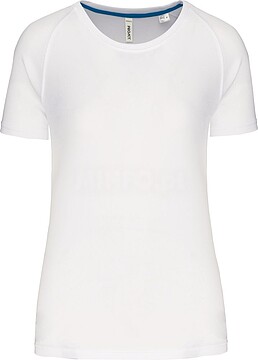 T-shirt de desporto de senhora de material reciclado com decote redondo PA4013