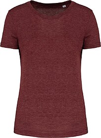 PA4021 T-shirt de desporto de senhora Triblend com decote re...