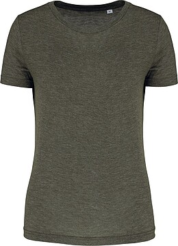 T-shirt de desporto de senhora Triblend com decote redondo PA4021