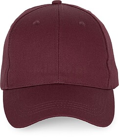 KP192 Boné – 6 painéis tam: One Size cor: Burgundy : K-u...