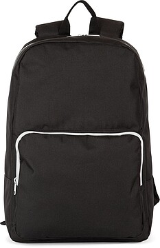 Mochila com fecho éclair em contraste KI0181