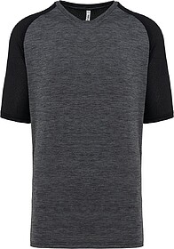 PA4030 T-shirt de padel bicolor com mangas raglan de homem t...