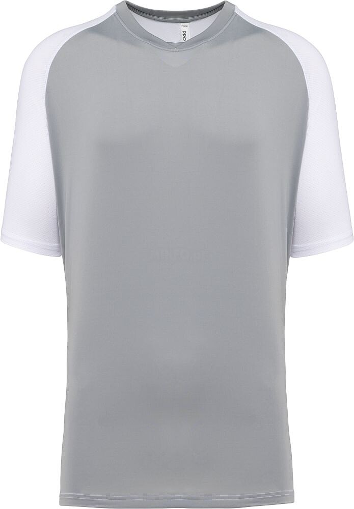 T-shirt de padel bicolor com mangas raglan de homem PA4030