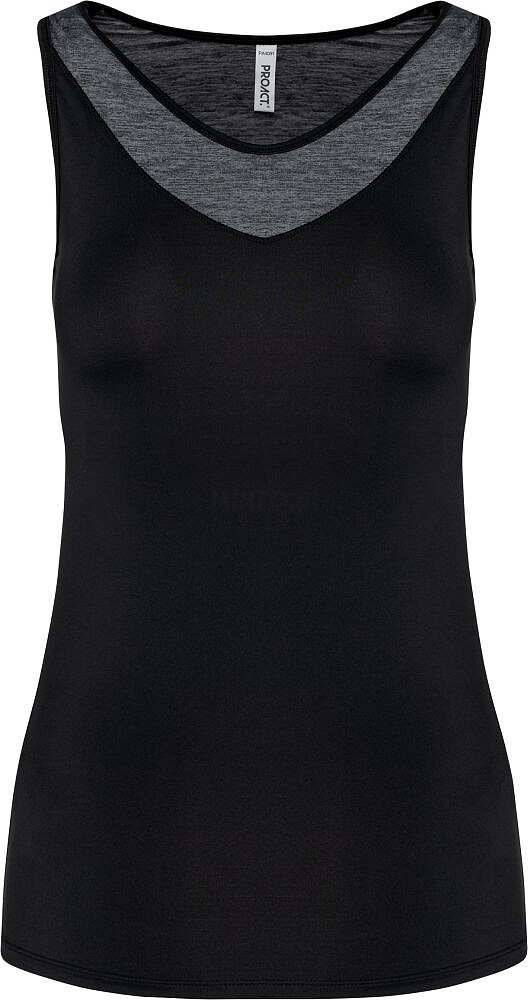 Top de padel bicolor de senhora PA4031