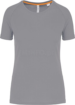T-shirt de desporto de senhora de material reciclado com decote redondo PA4013