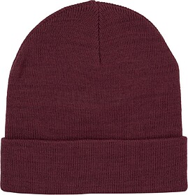 KP955 Gorro em malha fina tam: One Size cor: Dark Cherry : K...